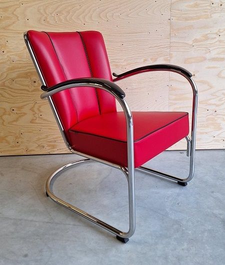 Dutch Originals Gispen 412S Trento Helderrood