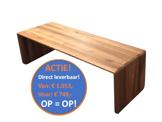 Artisan Salontafel + Bijzettafel Invito - Europees Noten