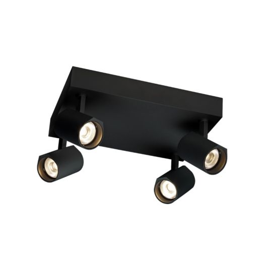 Wever & Ducré Ceno 4.1 plafondlamp matzwart