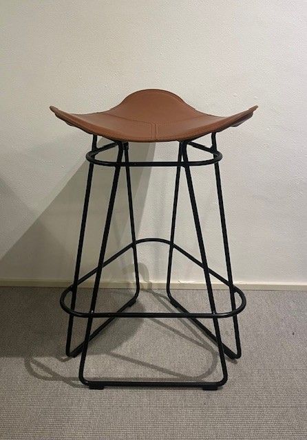 Cuero Mariposa barkruk showroommodel