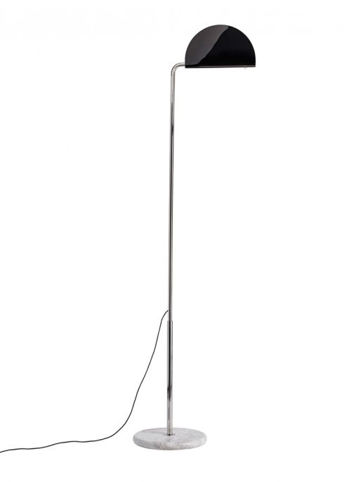 Mezzaluna vloerlamp DCW Editions zwart