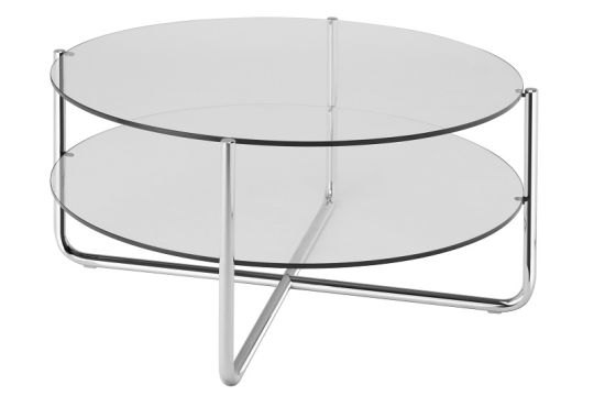 Dutch Originals Gispen Today GT 427 salontafel met Helder glazen bladen