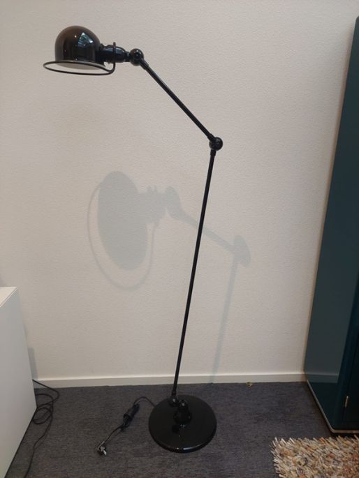 Jielde Loft D1240 vloerlamp Zwart hoogglans