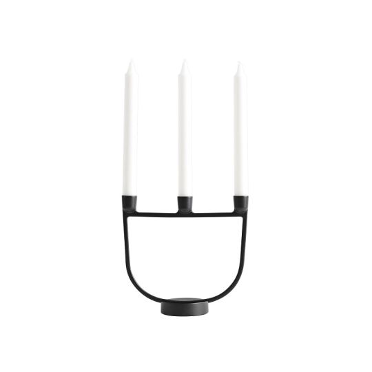 Muuto Open Candelabra kandelaar zwart