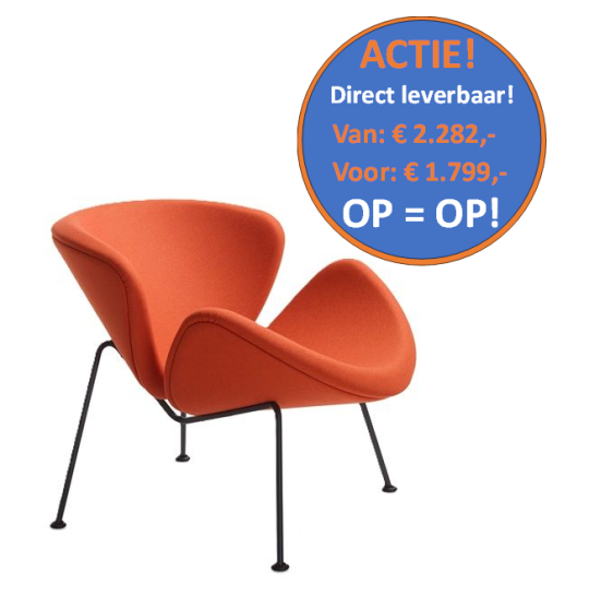 Artifort Orange Slice met zwart frame