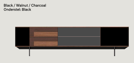 Pastoe Landscape Black / Charcoal