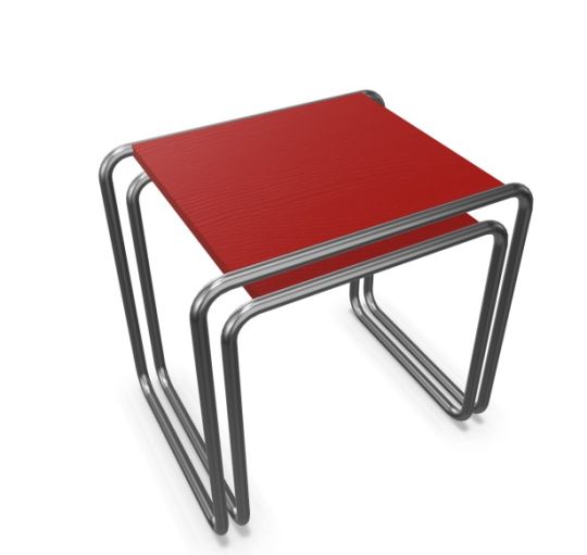 Thonet B9 A-B essen rood