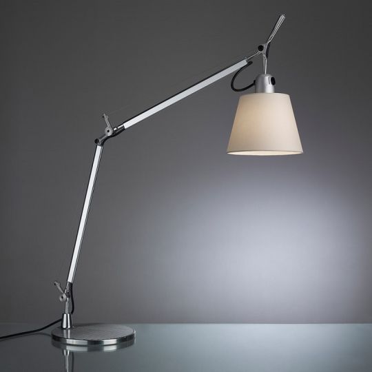 Artemide Tolomeo Basculante Table met kap perkament