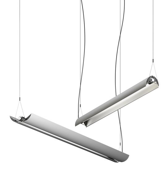 Belux Updown hanglamp Naturel aluminium