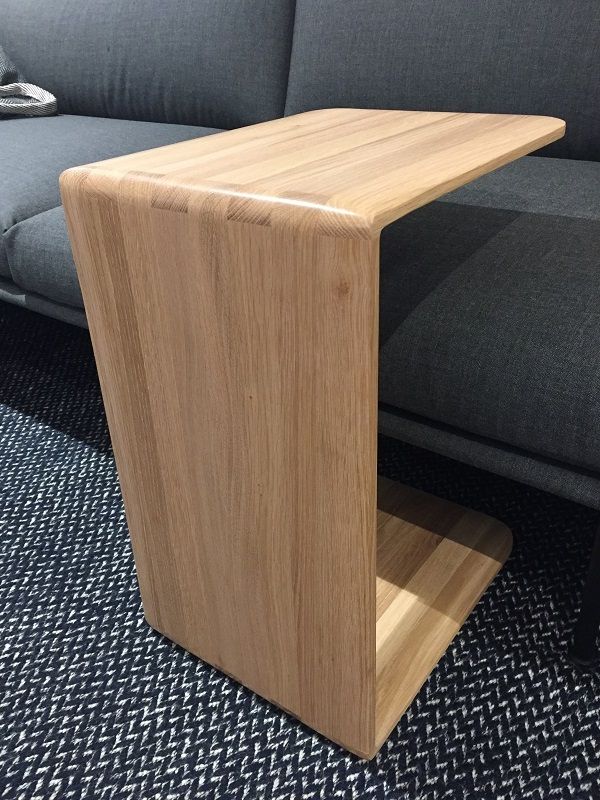 Gecheer Salontafel, hout en ijzer, eiken bruin, 102 x 50 x 40 cm, bijzettafel, woonkamertafel of eetkamer, lage tafel voor bank, woonkamer, type 1