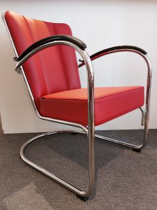 Dutch Originals Gispen 412S leder Rood