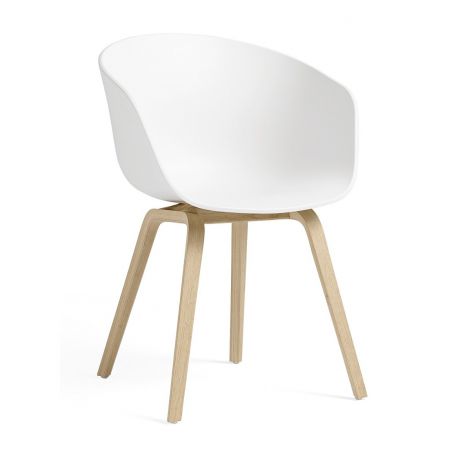 White - Eiken fineer gelakt