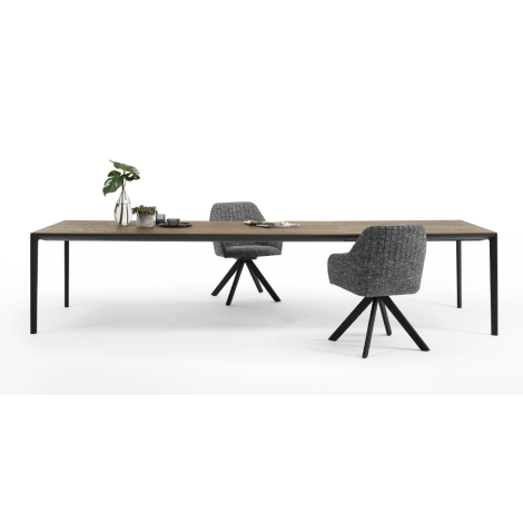 Arco Shift Uitschuifbare Tafel Gerookt Eiken