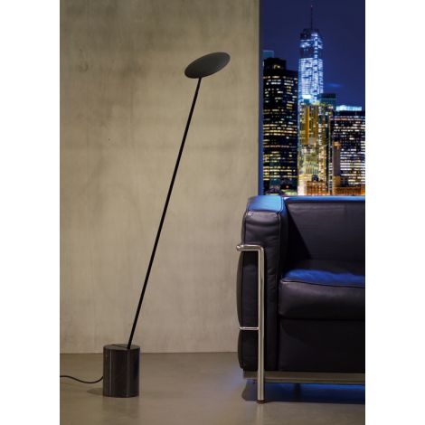 Millelumen Circle vloerlamp zwart