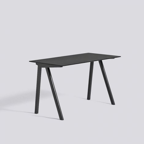 HAY Copenhague bureau CPH90 zwart gebeitst + zwart linoleum