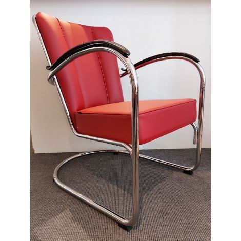 Dutch Originals Gispen 412S leder Rood