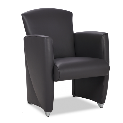 JORI Vinci armchair in Actieleder Cavila Black