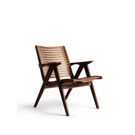 REX 120 klapstoel naturel walnoot
