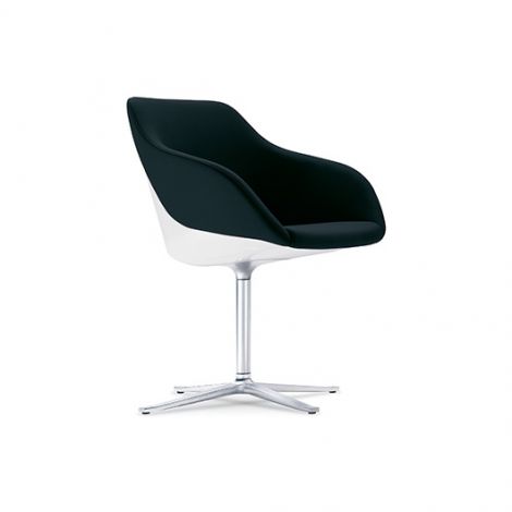  Walter Knoll - Turtle met kunstof buitenschaal in hoogglans wit