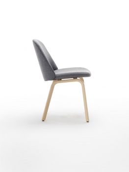 Arco Close eetkamerstoel in stof Kvadrat Umami 