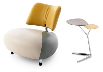 Leolux Pallone Paradise - Yellow Chat / Senso Olivine 6110, Off White 4400, Amber 8100