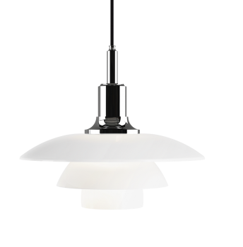 Louis Poulsen PH 3,5-3 hanglamp glas / messing